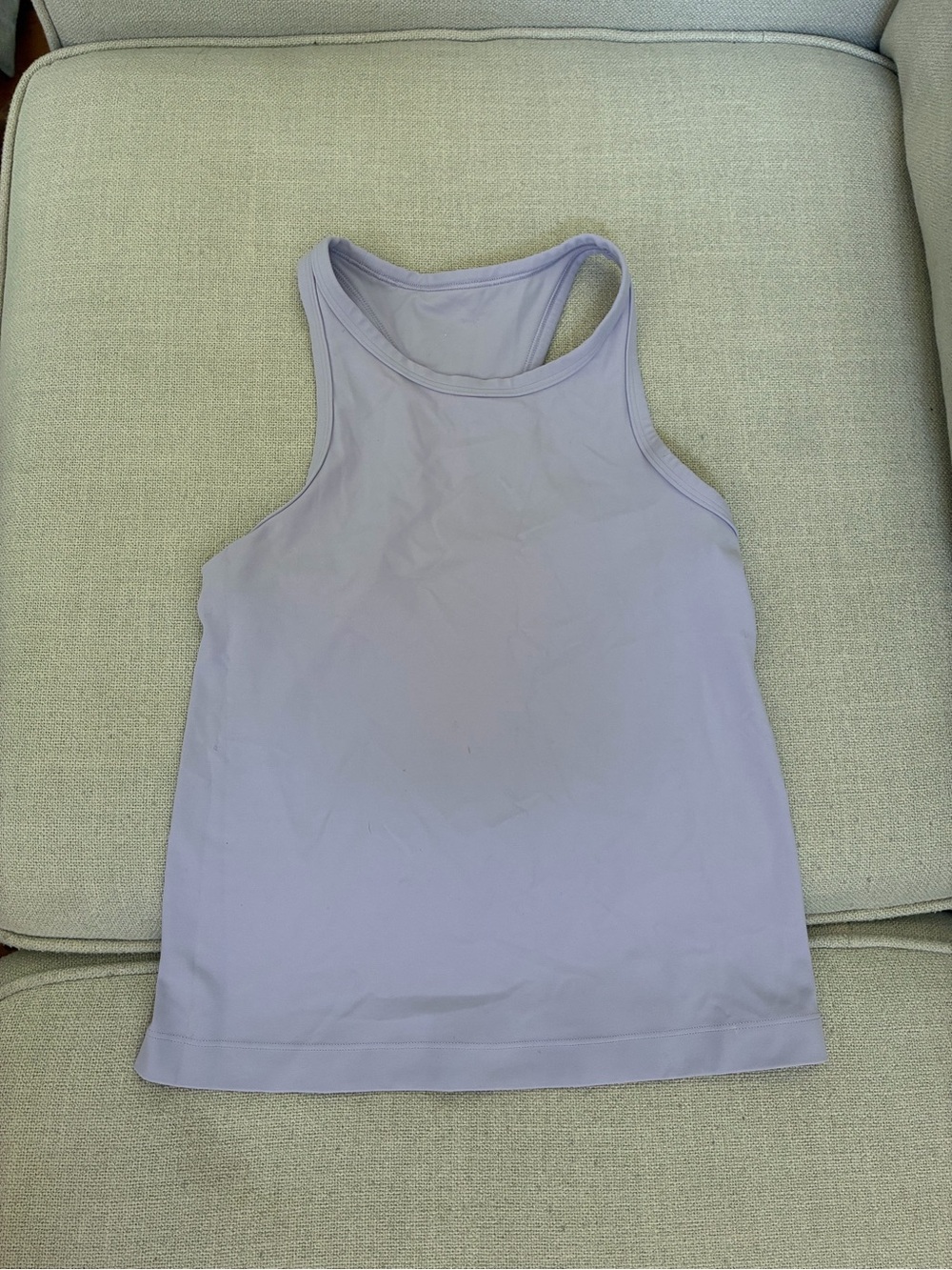 lululemon athletica Light Lavender Racerback Align Tank waist length Size 4